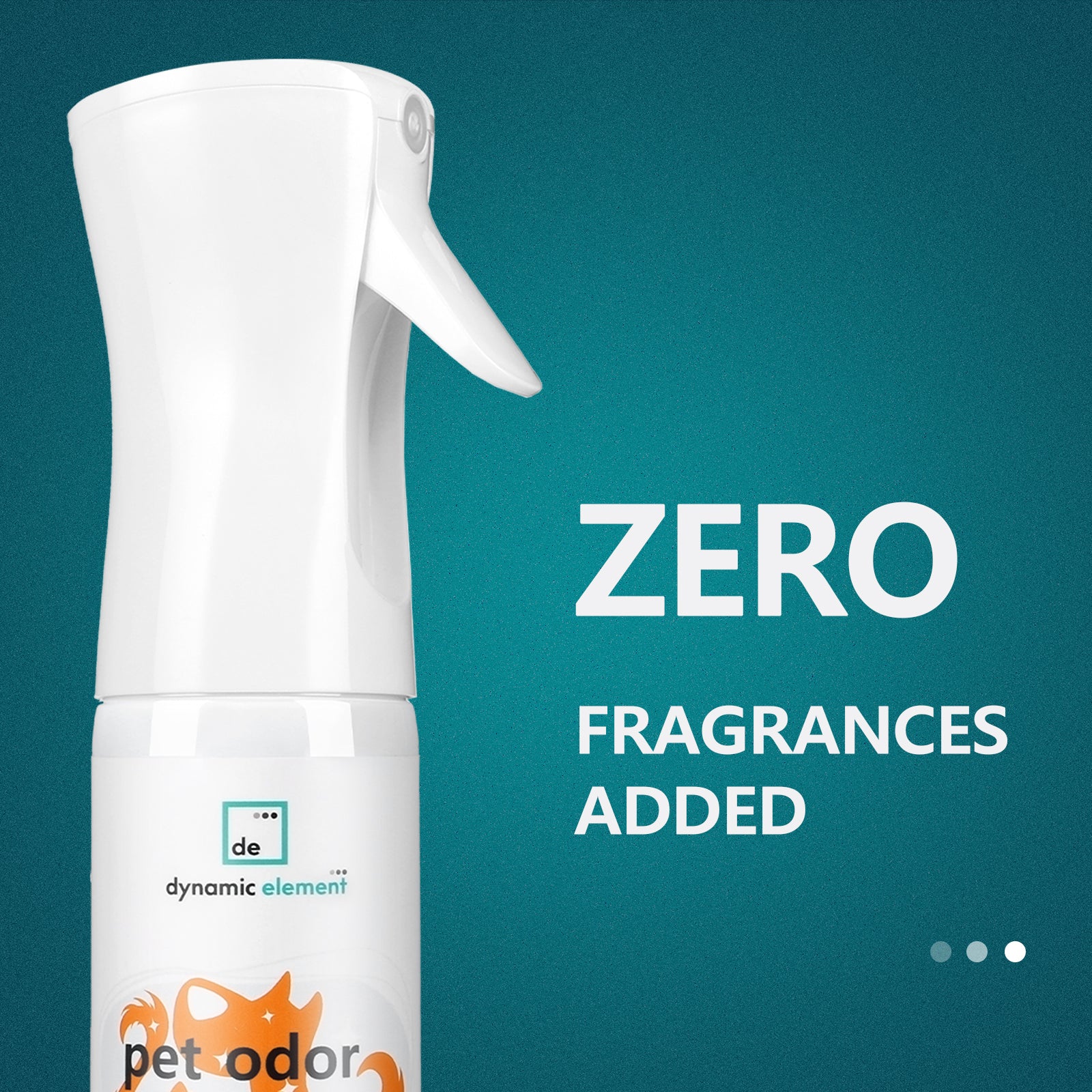 Dynamic Element Unscented Pet Odor Eliminator Spray - Deodorizer Spray for Cat Urine and Litter Box Smells - 9 Fl Oz (266 ml)