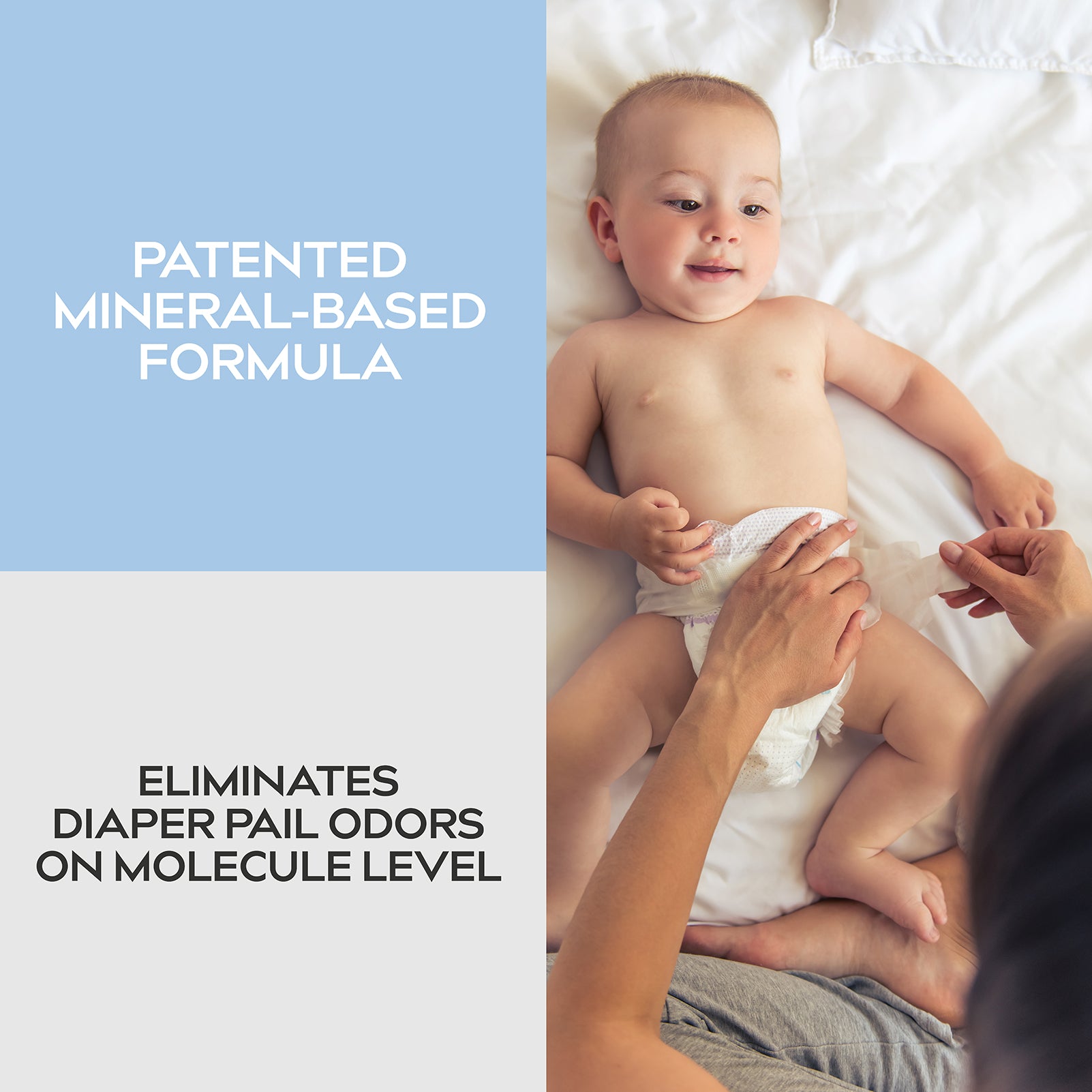 Dynamic Element Diaper Pail Odor Eliminator Spray _ Unscented Diaper Odor Neutralizer Spray _ Patented Mineral-based Formula _ 9 Fl Oz