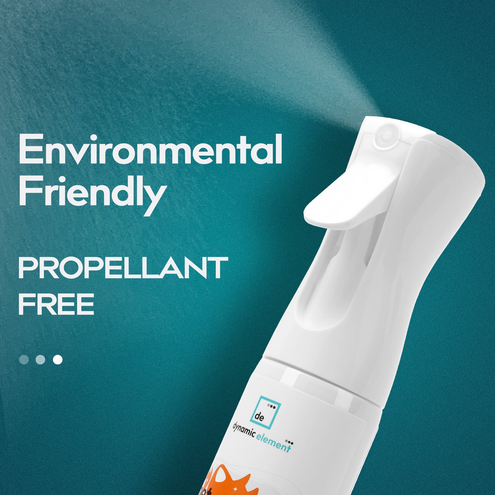 Dynamic Element Unscented Pet Odor Eliminator Spray - Deodorizer Spray for Cat Urine and Litter Box Smells - 9 Fl Oz (266 ml)