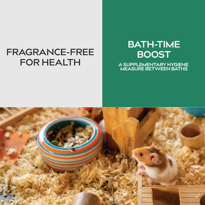 Dynamic Element Small Animal Cage Deodorizer Spray _ Unscented Mineral Formula _ Decompose Small Animal Waste Odor Molecules - Urine Smell Remover from Hamsters, Rabbits, Guinea Pigs _ 9 fl oz