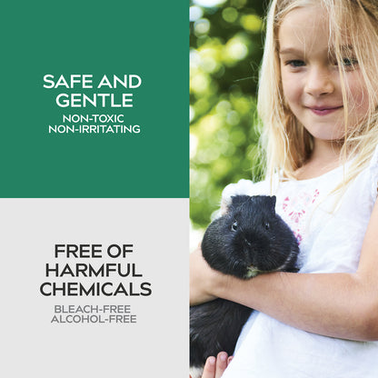 Dynamic Element Small Animal Cage Deodorizer Spray _ Unscented Mineral Formula _ Decompose Small Animal Waste Odor Molecules - Urine Smell Remover from Hamsters, Rabbits, Guinea Pigs _ 9 fl oz