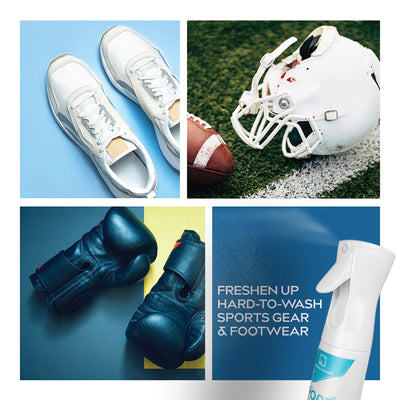 Dynamic Element Sports Odor Eliminator - Unscented Deodorizer Spray for Sneakers, Bowling Shoes, Hockey Gear, Helmets, and Ice Skates - 9 Fl Oz (266 ml)