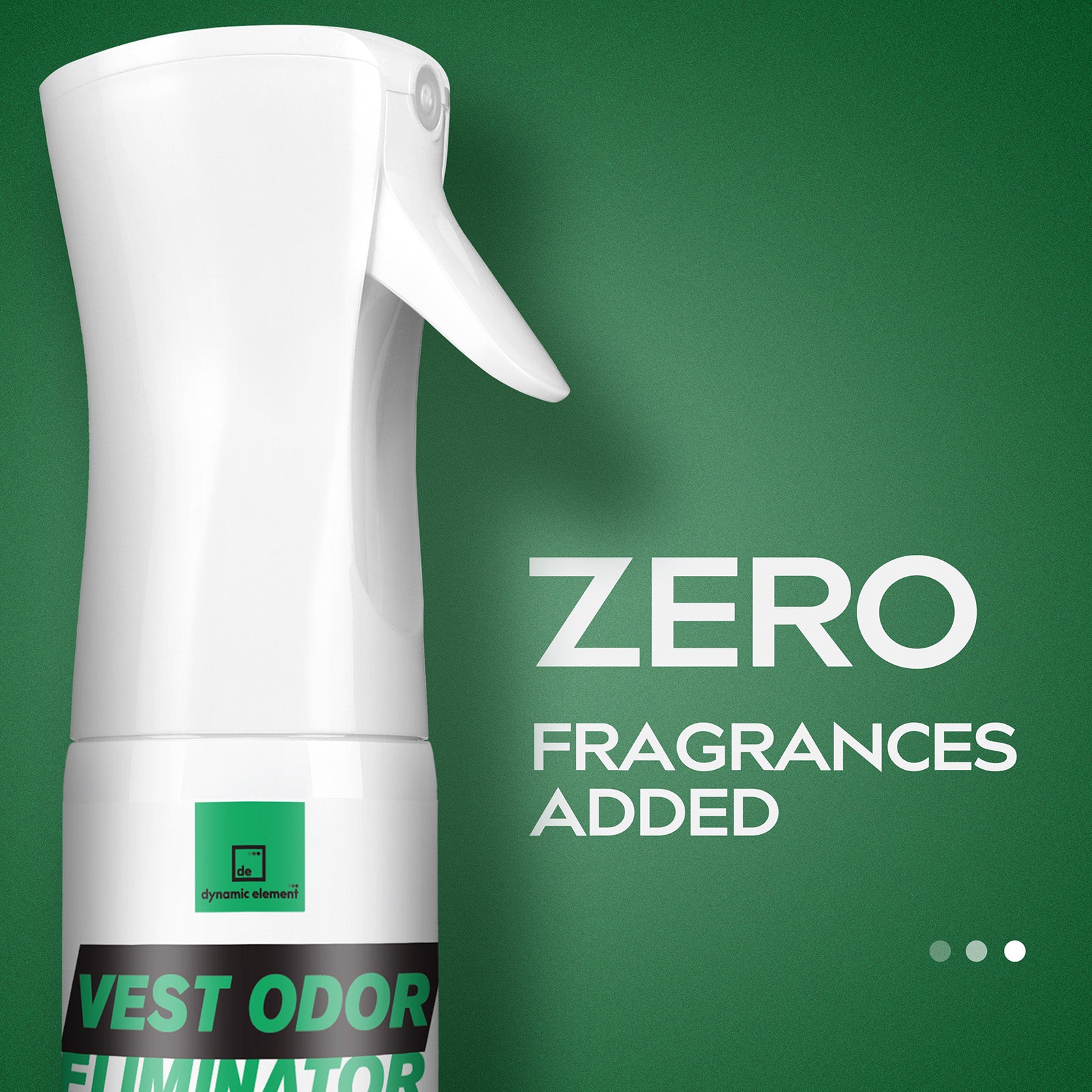 Dynamic Element Vest Odor Eliminator Spray _ Unscented Odor Remover for Smelly Ballistic Vests and Tactical Gear _ Natural Mineral-based Formula - 9 Fl Oz (266 ml)