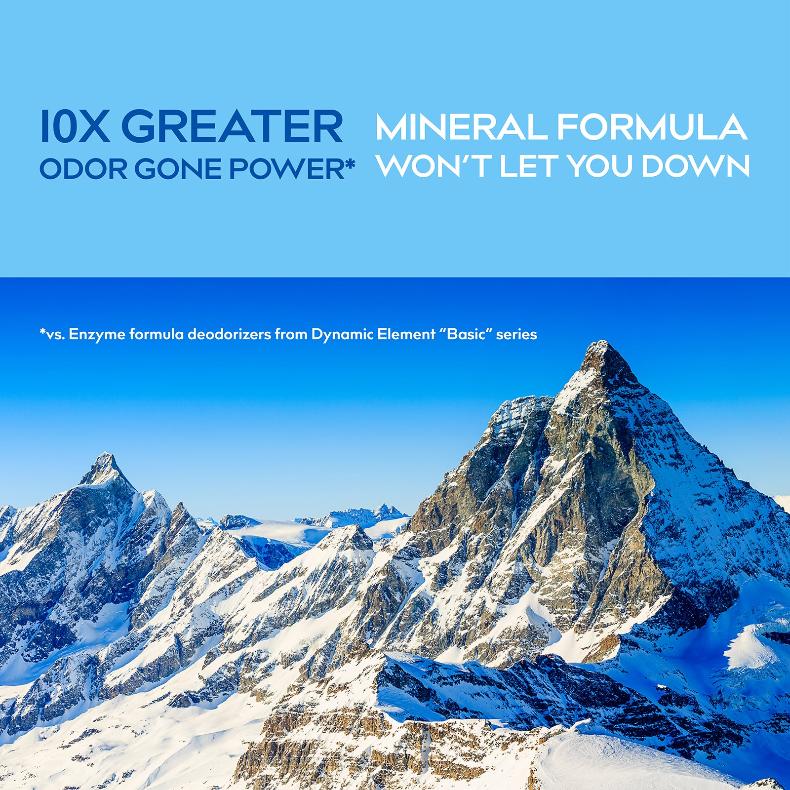 (2-Pack Value Set) Dynamic Element Reptile Tank Odor Eliminator Spray – Unscented Natural Mineral Formula - Remove Waste Smells in Bearded Dragon and Turtle Tanks – 18 Fl Oz Total (2 x 9 Fl Oz)